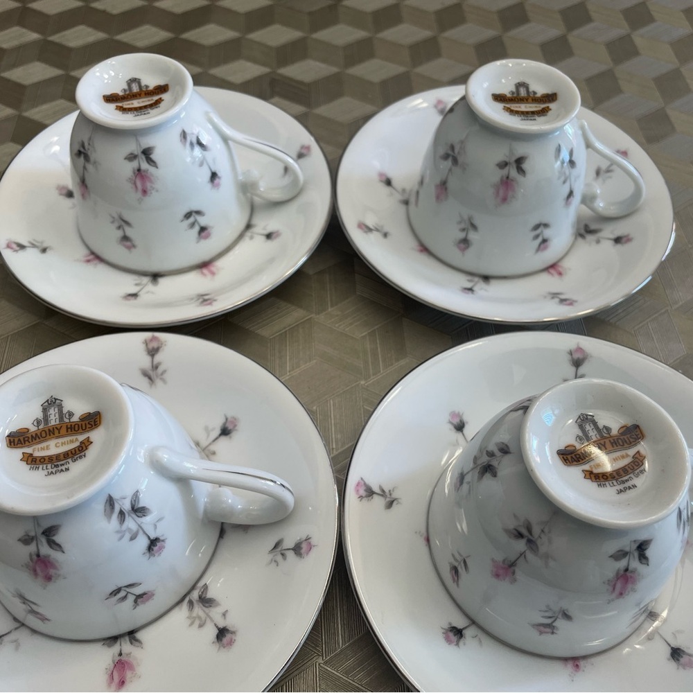 Harmony House Fine China Coffee Set - Picture 9 of 16